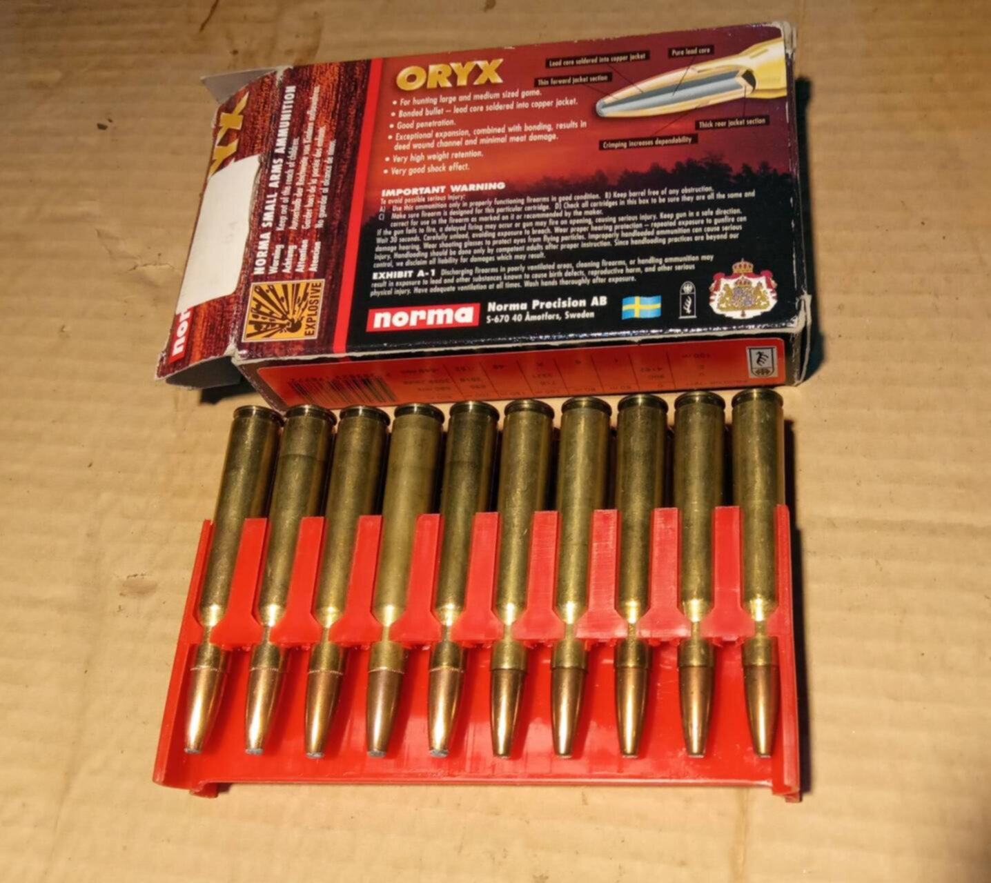 Norma Oryx 30-06. Norma Oryx 55 gr.