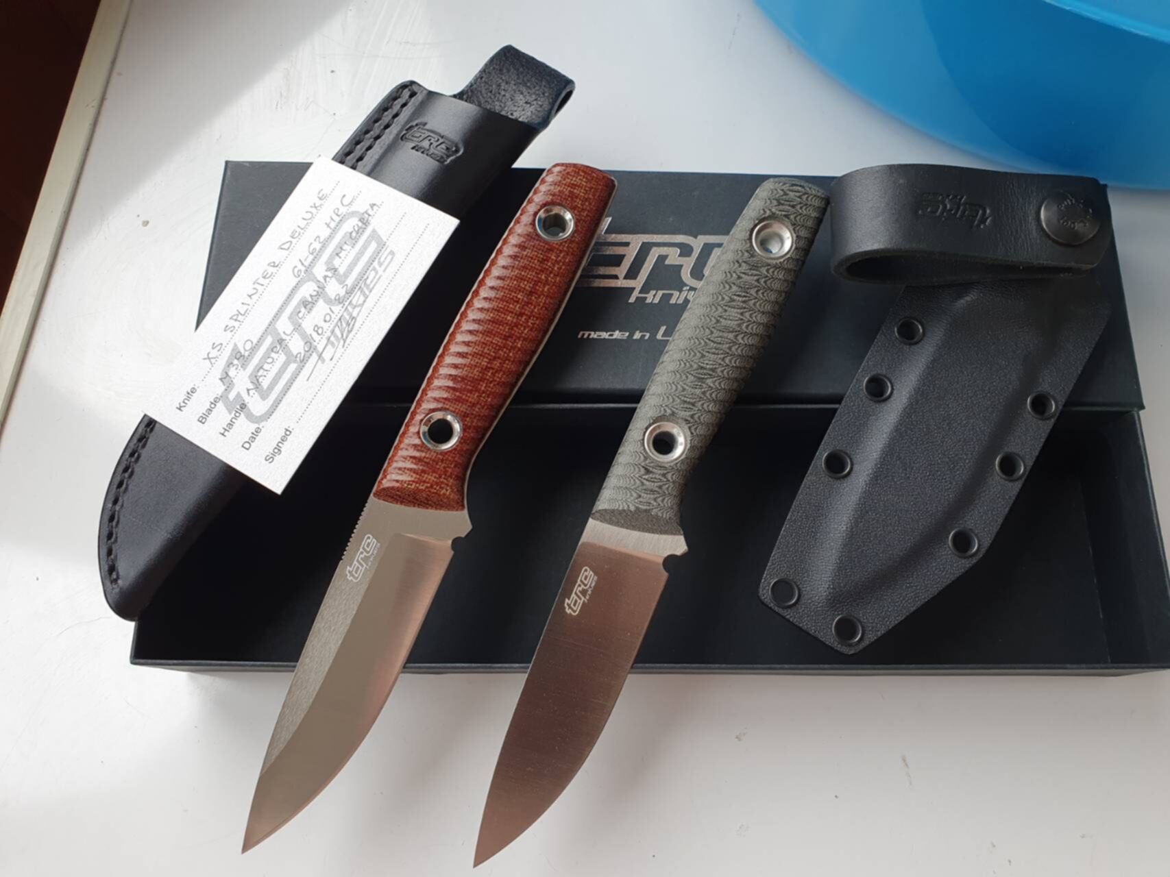 Ножи ножевая барахолка. TRC Knives логотип.