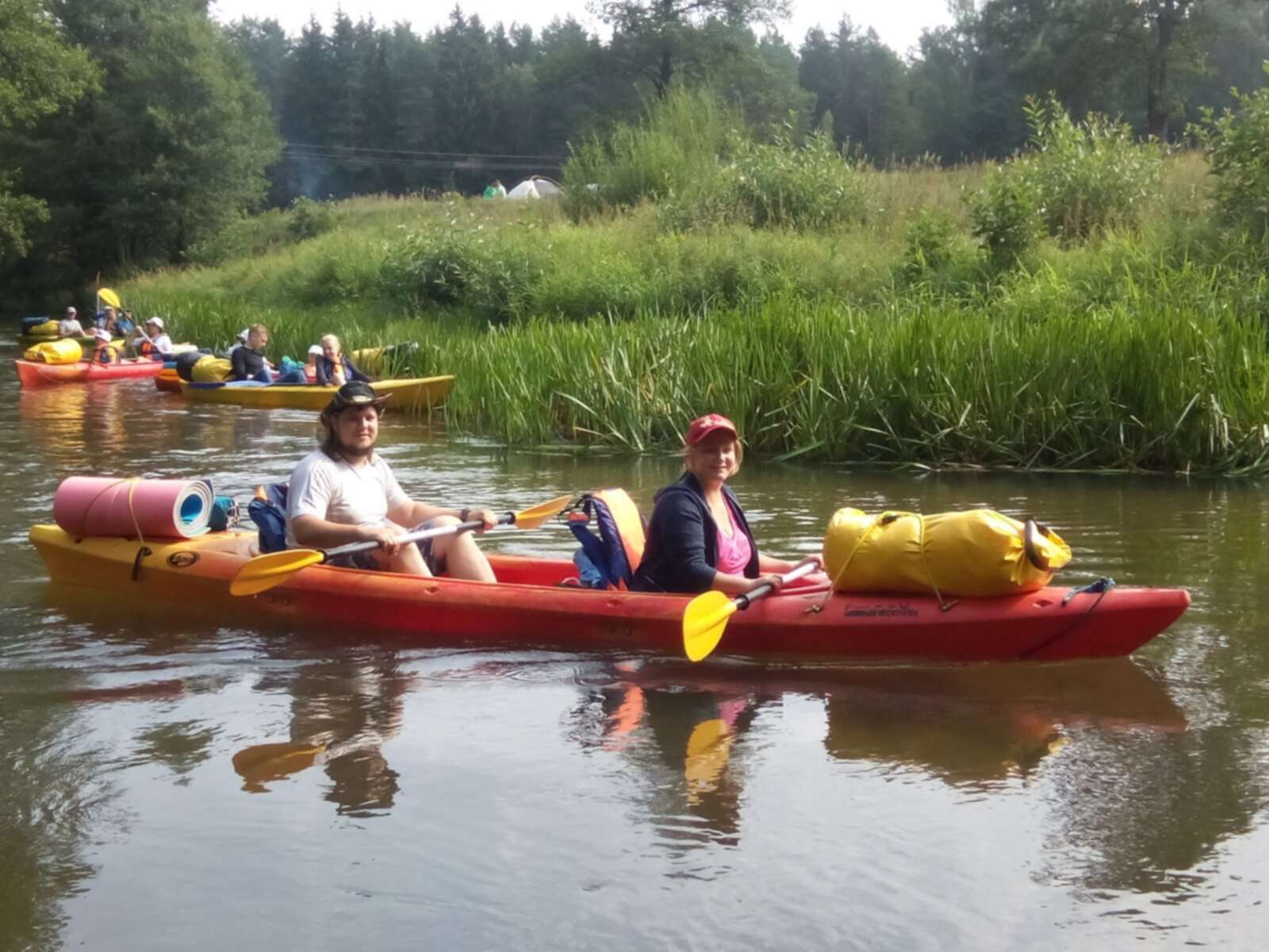 Водный поход на байдарках