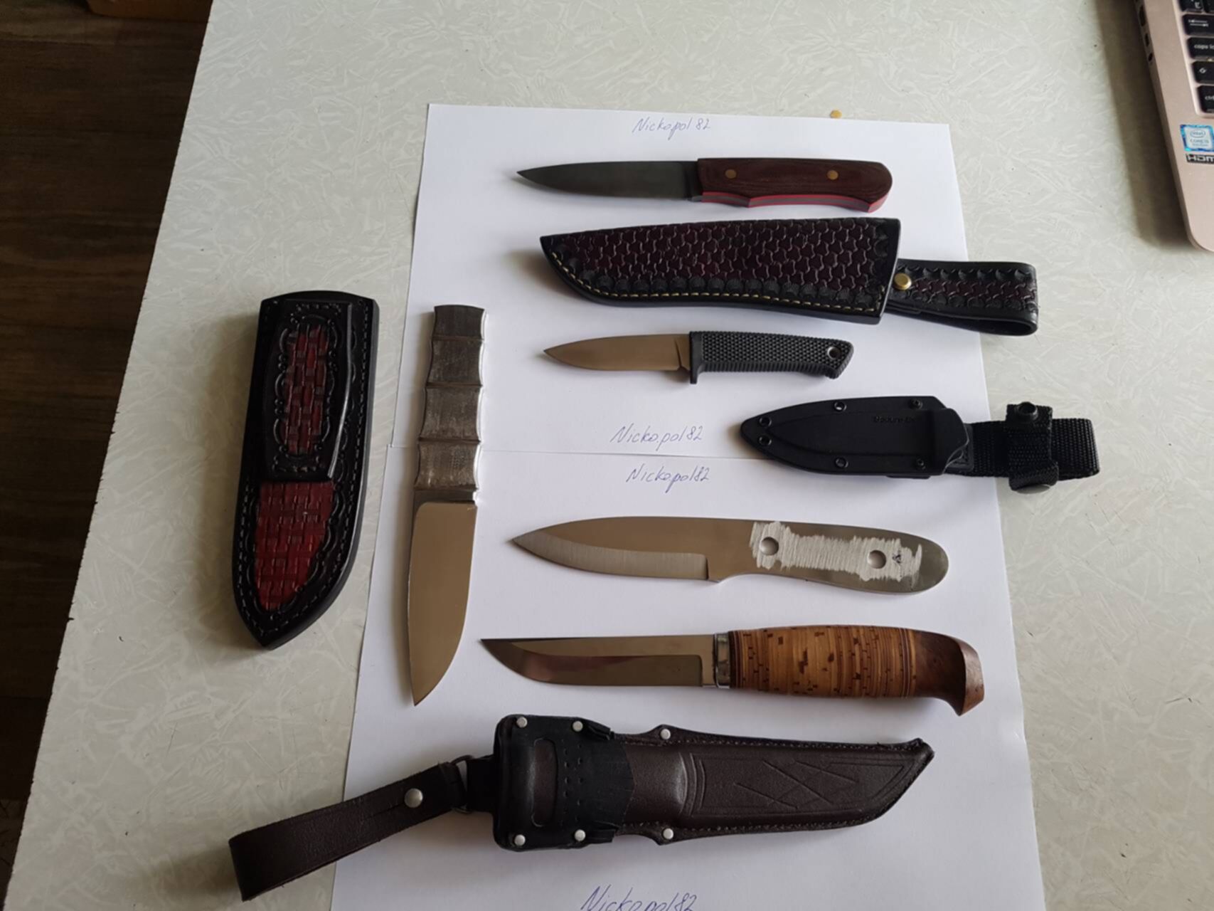 тд легион ворсма. ножи н новгорода. шлёпова. ззосс эи-107 кованый н31. нож "ведьмак "(дамасская сталь).