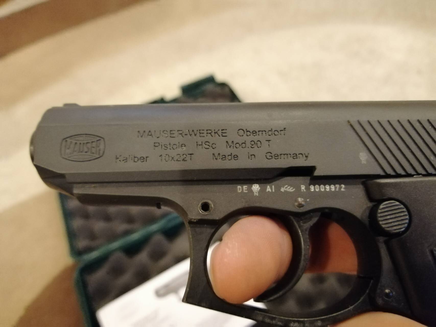 Mauser 90t. 10х22т. Маузер hsc. Mauser 90t. 10х22т.