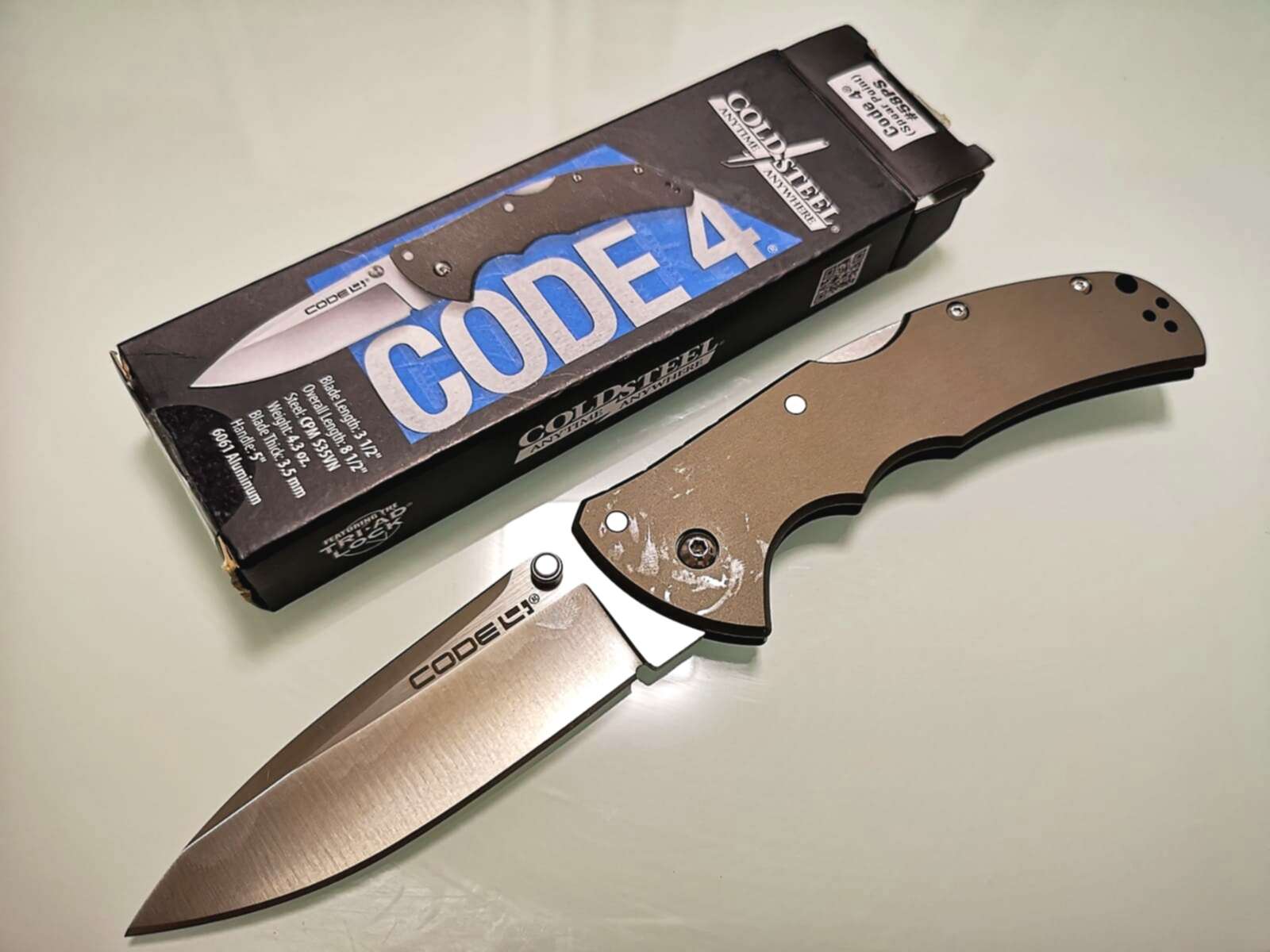 Cold Steel с75. Колд стил код 4. Cold Steel 58ps code-4 Spear point Plain. Cold Steel CST-95boask.