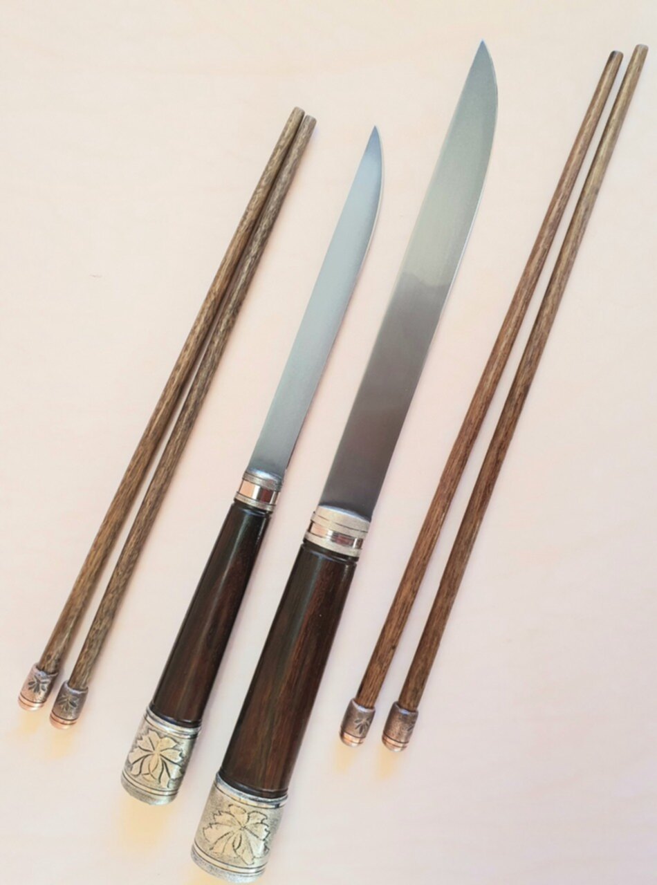 Мельхиоровые ножны для меча фото купить. Комплект караван