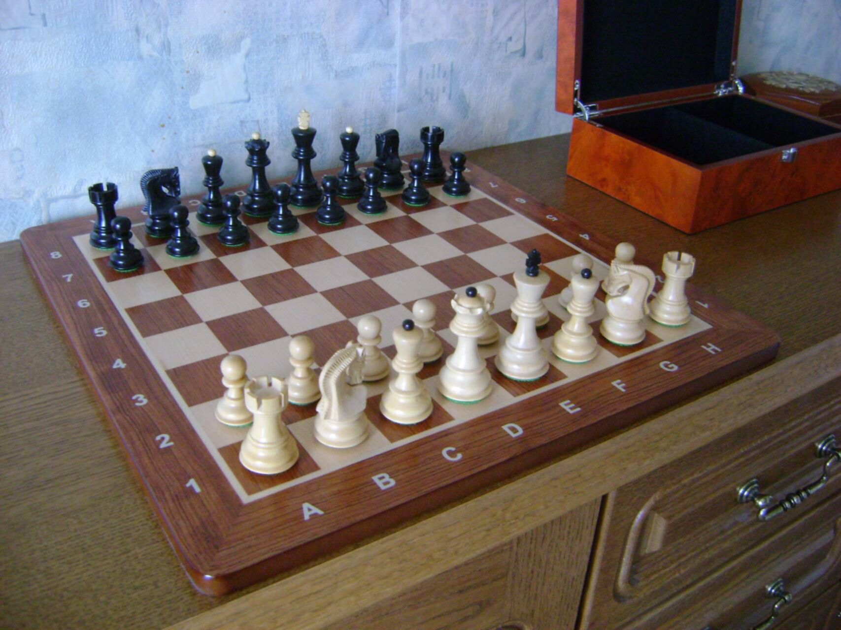 расстановка шахматных фигур на доске фото