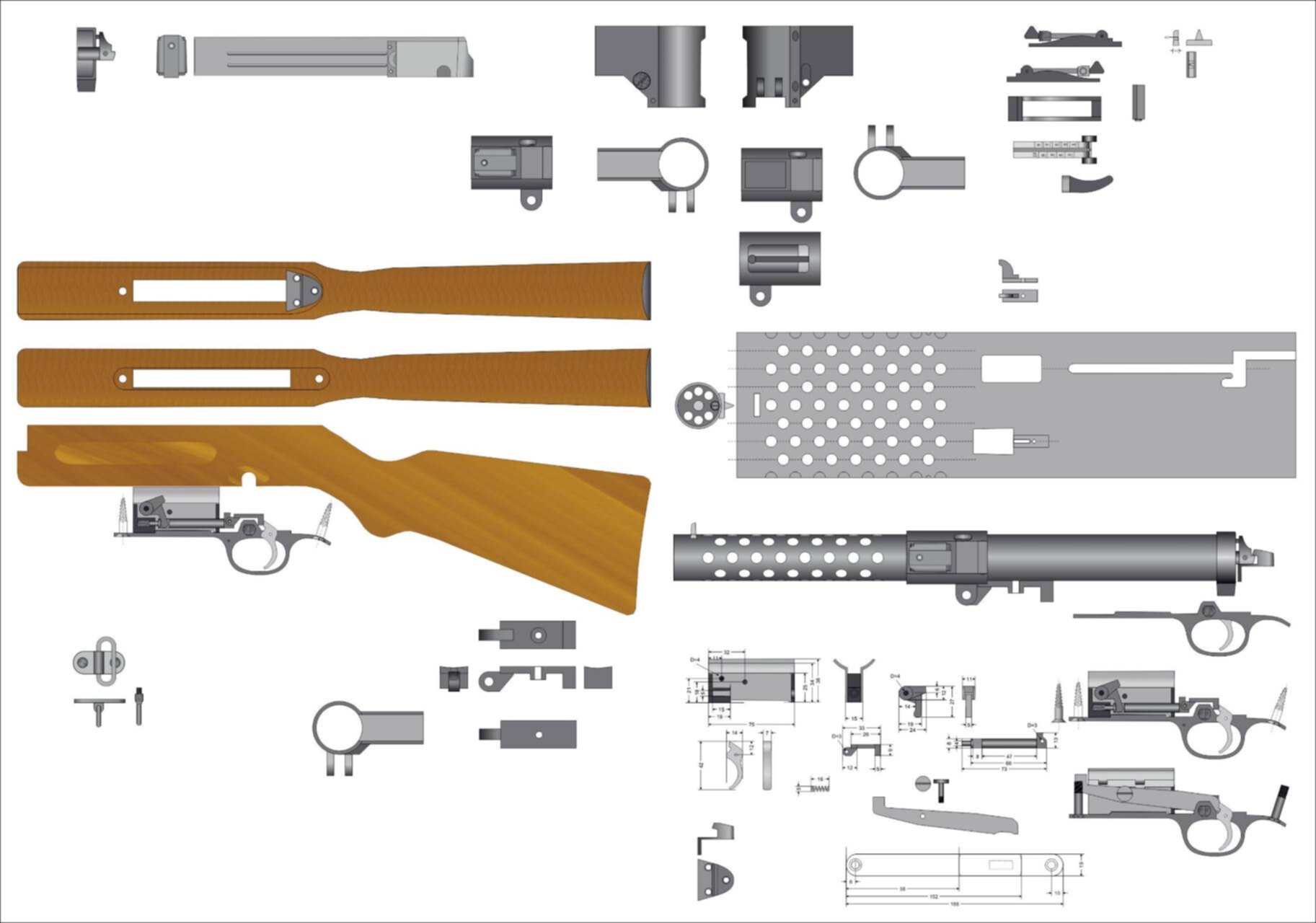 как сделать awp из бумаги а4 фото 100