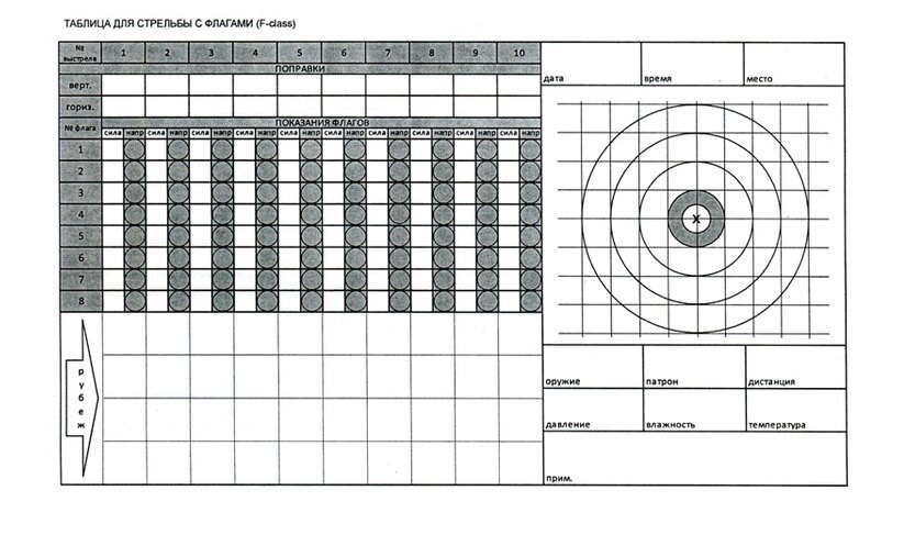 Стрелковый дневник образец